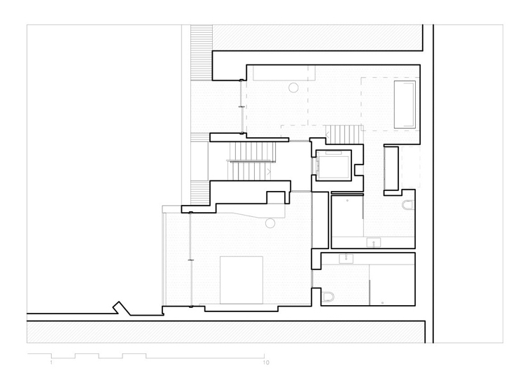 antracitová farba pôdorys tretieho poschodia