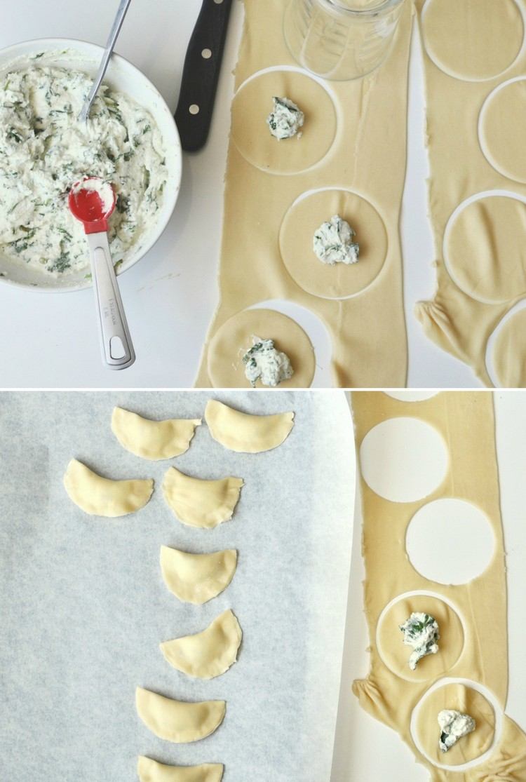 Tortellini so špenátovou a ricottovou plnkou Urob si sám tortellini-špenát-ricotta-návod na plnenie