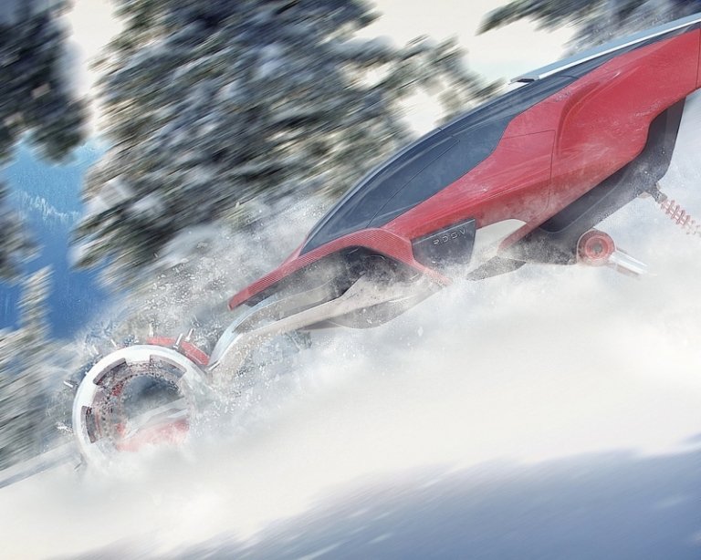 RDSV-snežný skúter-sneh-zima-extrémne-extrémne-ovládanie-rýchly