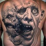REALISTIC TATTOOS # 966 е готина версия на картината, която може успешно да се използва за промяна и приложение като реалистични татуировки на животни