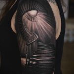 РЕАЛИСТИЧНИ ТАТУИ №753 - изключителна версия на картината, която може да се използва добре за преразглеждане и приложение като реалистични татуировки на ангели