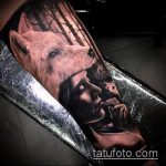 РЕАЛИСТИЧНИ ТАТУИ №63 - готина версия на рисунката, която може успешно да се използва за трансформиране и прилагане като реалистична биомеханика на татуировка