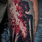 REALISTIC TATTOOS # 47 е достойна версия на рисунката, която може лесно да се използва за обработка и прилагане като най -реалистичните татуировки на пеперуди