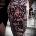 REALISTIC TATTOOS # 593 е готина версия на картината, която може лесно да се използва за обработка и прилагане като реалистични татуировки за момичета