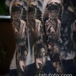 РЕАЛИСТИЧНИ ТАТУИ №898 - интересна версия на картината, която може успешно да се използва за обработка и прилагане като реалистични биомеханика на татуировки