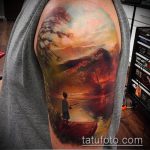 РЕАЛИСТИЧНИ ТАТУИ №144 - уникална версия на модела, която може лесно да се използва за обработка и нанасяне като реалистична татуировка на рамото