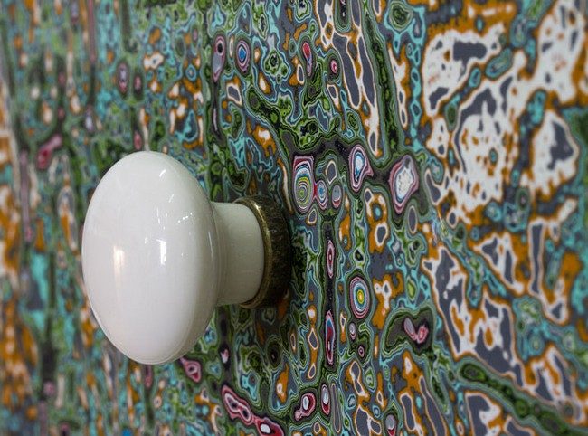 Detail farba nový lesk moderný vzhľad