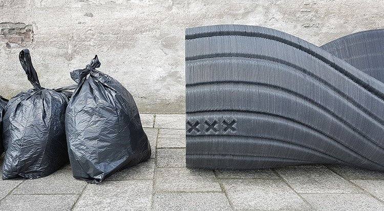 recyklácia nábytkového plastového odpadu 3d proces recyklácie plastov