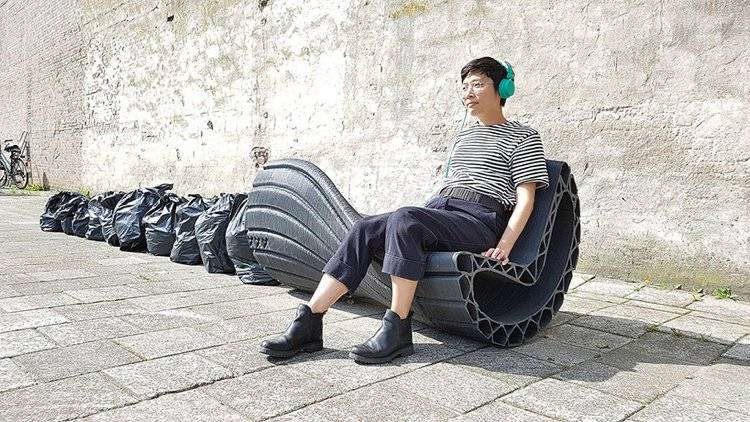 Recyklácia nábytku recyklácia nábytku plastová lavička na navrhovanie odpadu