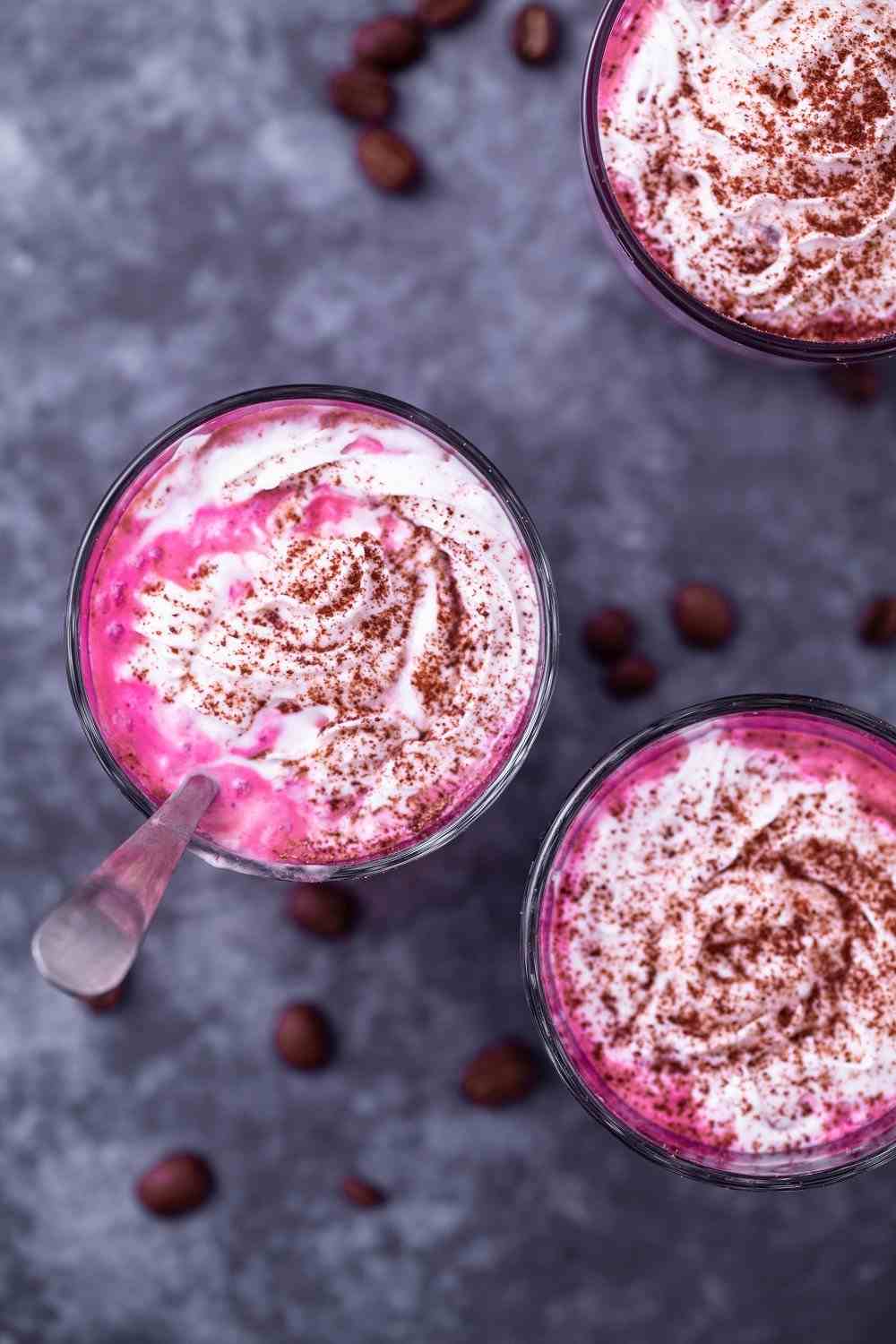 Recept z červeného zamatu Latte Červená repa Zdravá vegánska smotana Polievka kávy