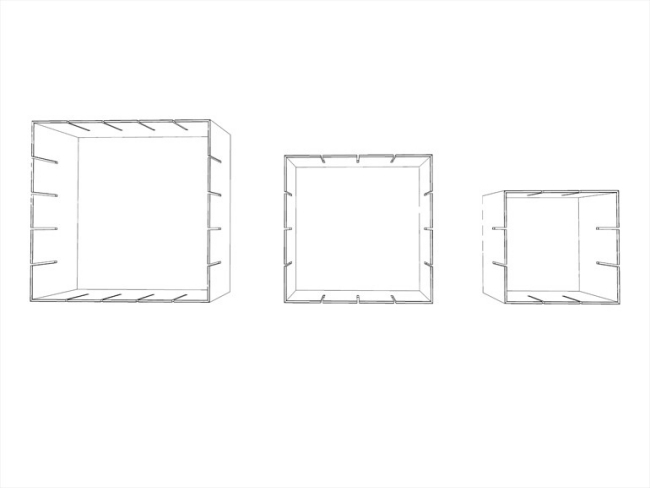 Moduly na stenu Inštalácia na stenu Polička na kocky Inovatívny systém zásuviek