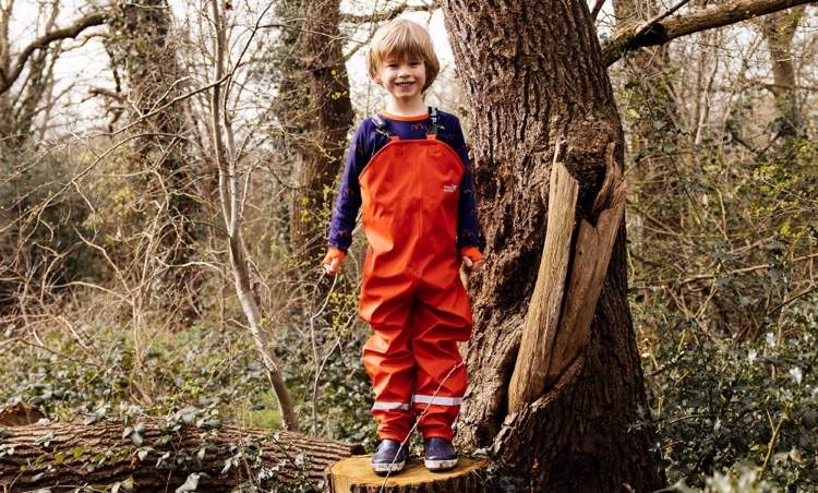 Oblečenie do dažďa pre deti s papučami a blúzkami do teplého jesenného počasia