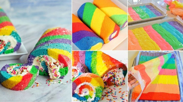 dúhový-koláč-recept-nápad-koláč-rolka-zábal-plniaci krém