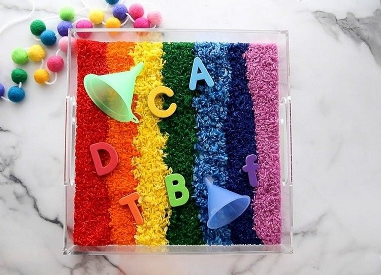 Vyrobte si dúhovú ryžu pre svoje zmysly sami