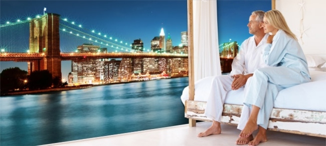 Foto-realistický dizajn tapety Fotografie Skyline Prospect-Artmuro