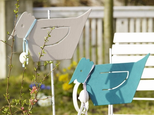 Tinker záhradná dekorácia z vtáčieho dreva