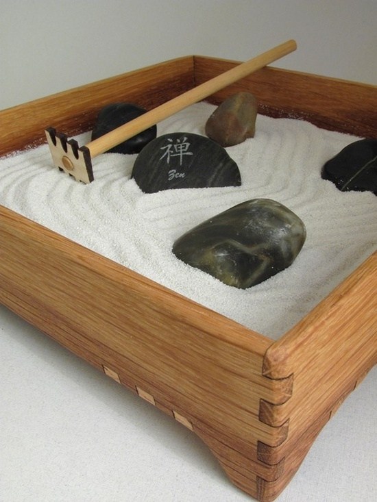 relax nápady pieskoviska pre záhradný dizajn pre zenovú záhradu