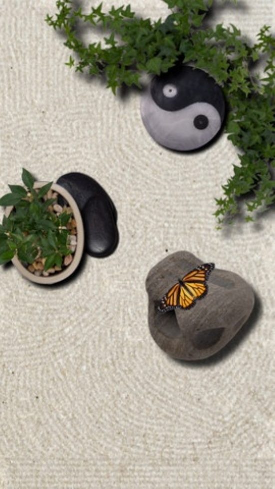 nápady dekoratívnej záhrady záhradný dizajn pre zenovú záhradu