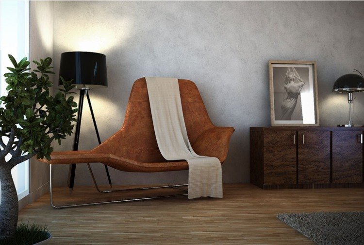 ležadlo obývačka ťava farba koža 921 lama