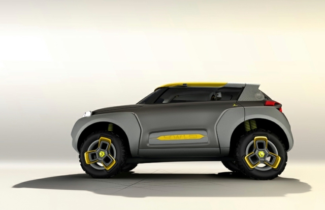 Bočný pohľad Auto Renault pohľad SUV bočný KWID Auto SUV Pohľad Bok Séria KWID Premium India