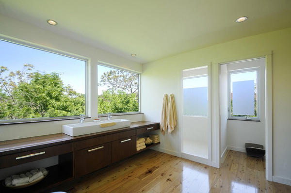 elegantný svieži nápad do kúpeľne