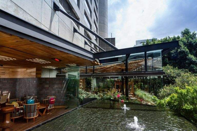 reštauračná dlažba s foyer foyer na mieru v Mexiku na mieru