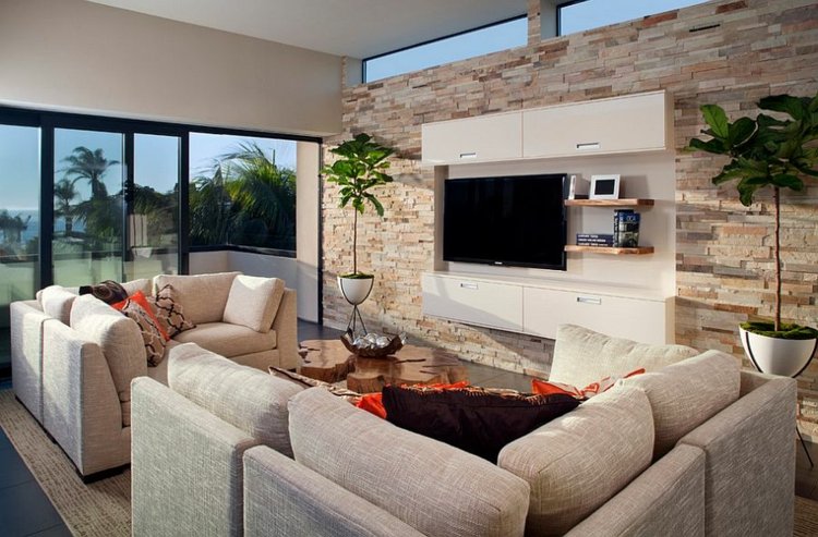 S retro kvetináčmi môžete postaviť rastliny na výslnie uebertoepfe retro nápad kvetináč obývačka obývačka stena deco