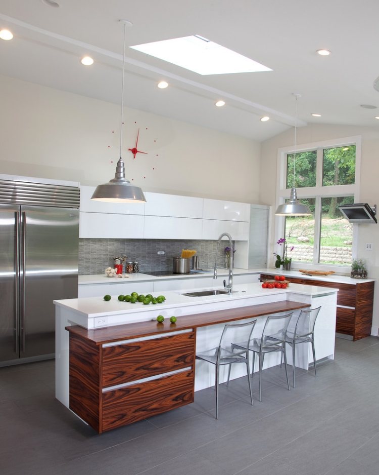 retro-priemyselné-žiarovky-kuchyňa-kuchyňa-ostrov-osvetlenie