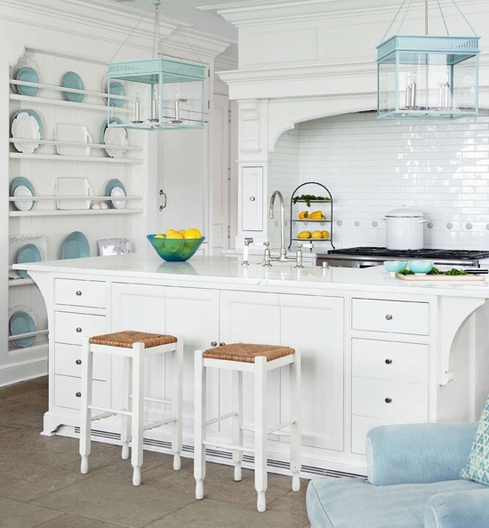 biela kuchyňa retro dizajn