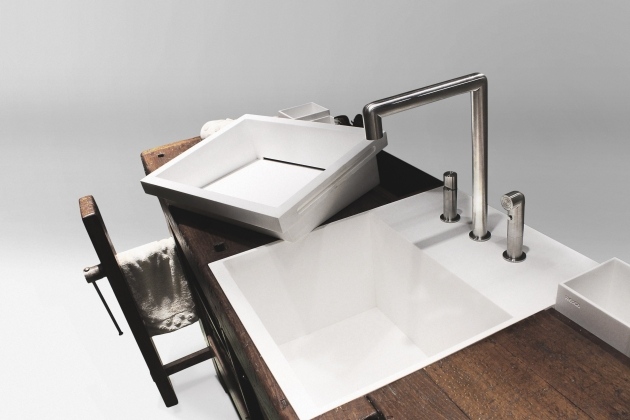 rustikálne umývadlo corian umývadlo biele moderné tvarovky