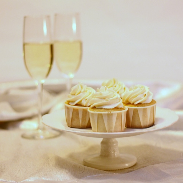 Cukrovinky Mini muffiny recept šampanské piesok cukor
