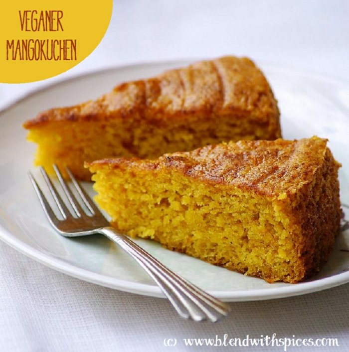 Mangový koláč bez laktózy Mango koláč recept bez laktózy, ovocný nápad