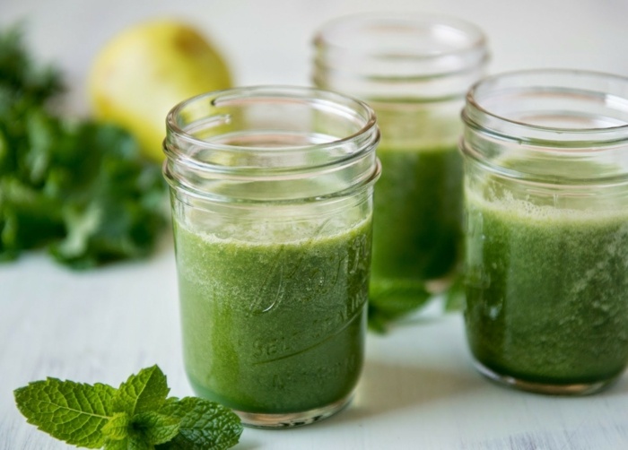 S kel a mätovým smoothie