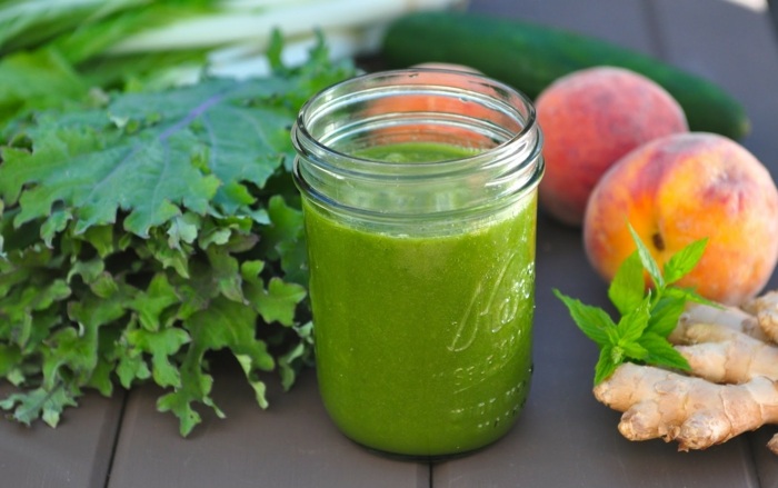 Výbojová kúra so smoothie v zelenom