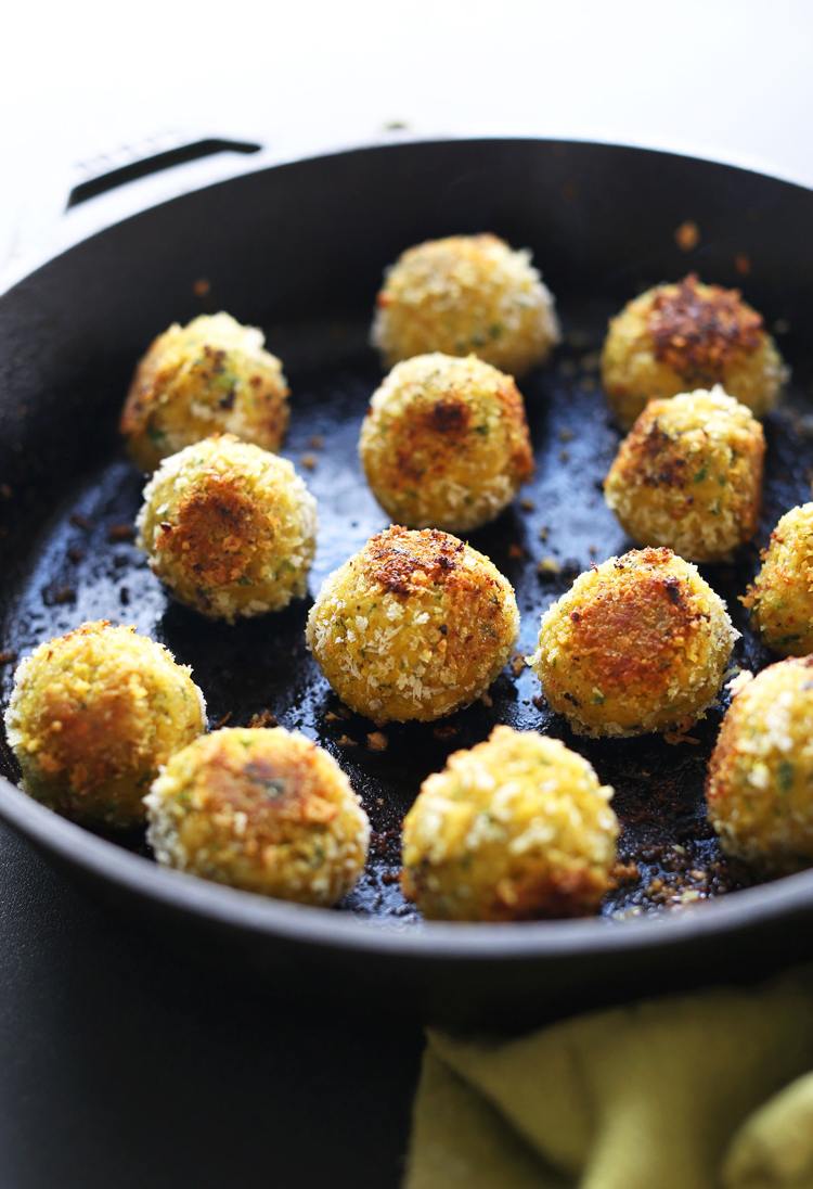 Recepty-cícerová múka-falafel-panvica