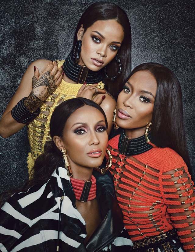 Rihanna, Iman a Naomi 2014 kampaň kolekcia jeseň-zima