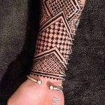 Fénykép a henna tetoválásról férfiaknak (tetoválás) (érték) - példa rajz - 016