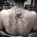 صورة وشم عنكبوت على الظهر 25.07.2021 №008 - وشم عنكبوت على الظهر -