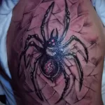 صورة وشم عنكبوت على الكتف 25.07.2021 №025 - وشم عنكبوت على الكتف -