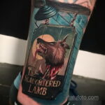 Fotó egy vérfarkas tetoválásról 020.01.01. №343 - vérfarkas tetoválás -