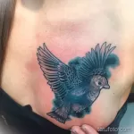 صورة وشم مع طائر حلمة 13082021 - # 0217 - وشم حلمة -