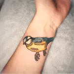 صورة وشم مع طائر طائر 13082021 - №0209 - وشم حلمة -