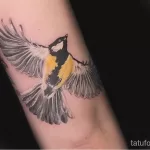 صورة وشم مع طائر طائر 13082021 - №0208 - وشم حلمة -