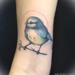 صورة وشم مع طائر طائر 13082021 - №0196 - وشم حلمة -