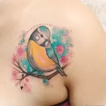 صورة وشم مع طائر طائر 13082021 - №0198 - وشم حلمة -