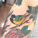 صورة وشم مع طائر طائر 13082021 - №0197 - وشم حلمة -