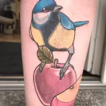 صورة وشم مع طائر طائر 13082021 - №0192 - وشم حلمة -