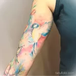 صورة وشم مع طائر طائر 13082021 - №0190 - وشم حلمة -