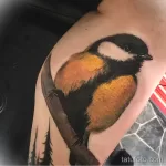 صورة وشم مع طائر طائر 13082021 - №0188 - وشم حلمة -