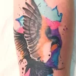 صورة وشم مع طائر طائر 13082021 - №0185 - وشم حلمة -